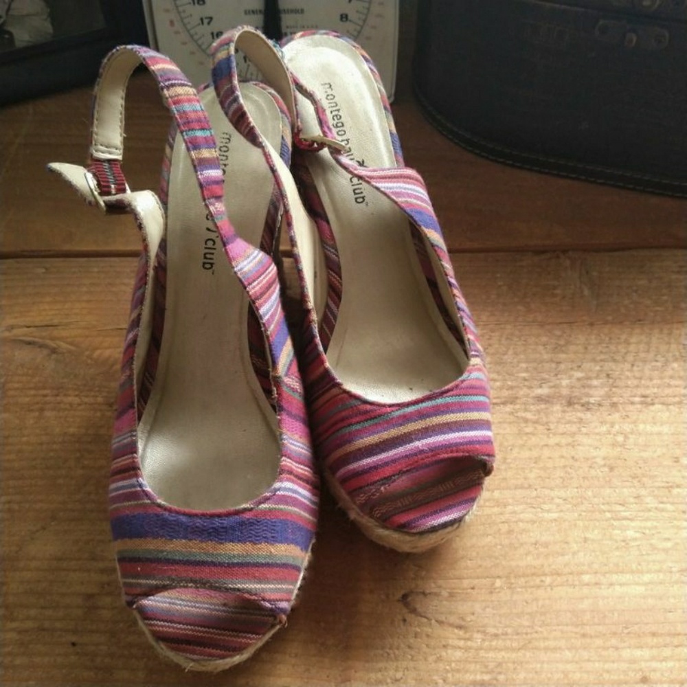 Montego Bay Club Espadrilles 8.5 multicolor